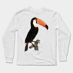 Regal Toucan sitting on Branch Long Sleeve T-Shirt